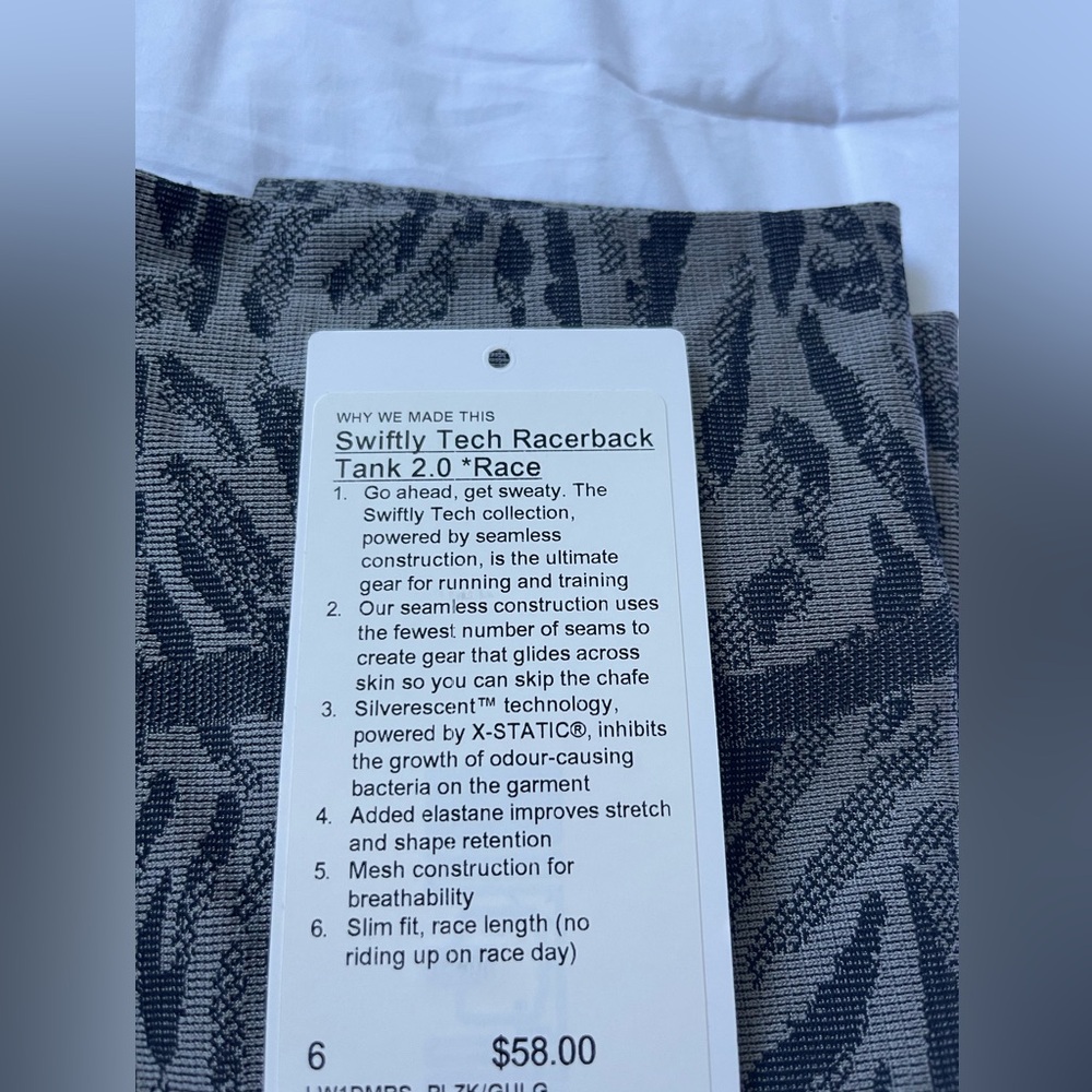 LULULEMON Swiftly Tech Racer Back (RACE LENGTH) - Picture 4 of 7